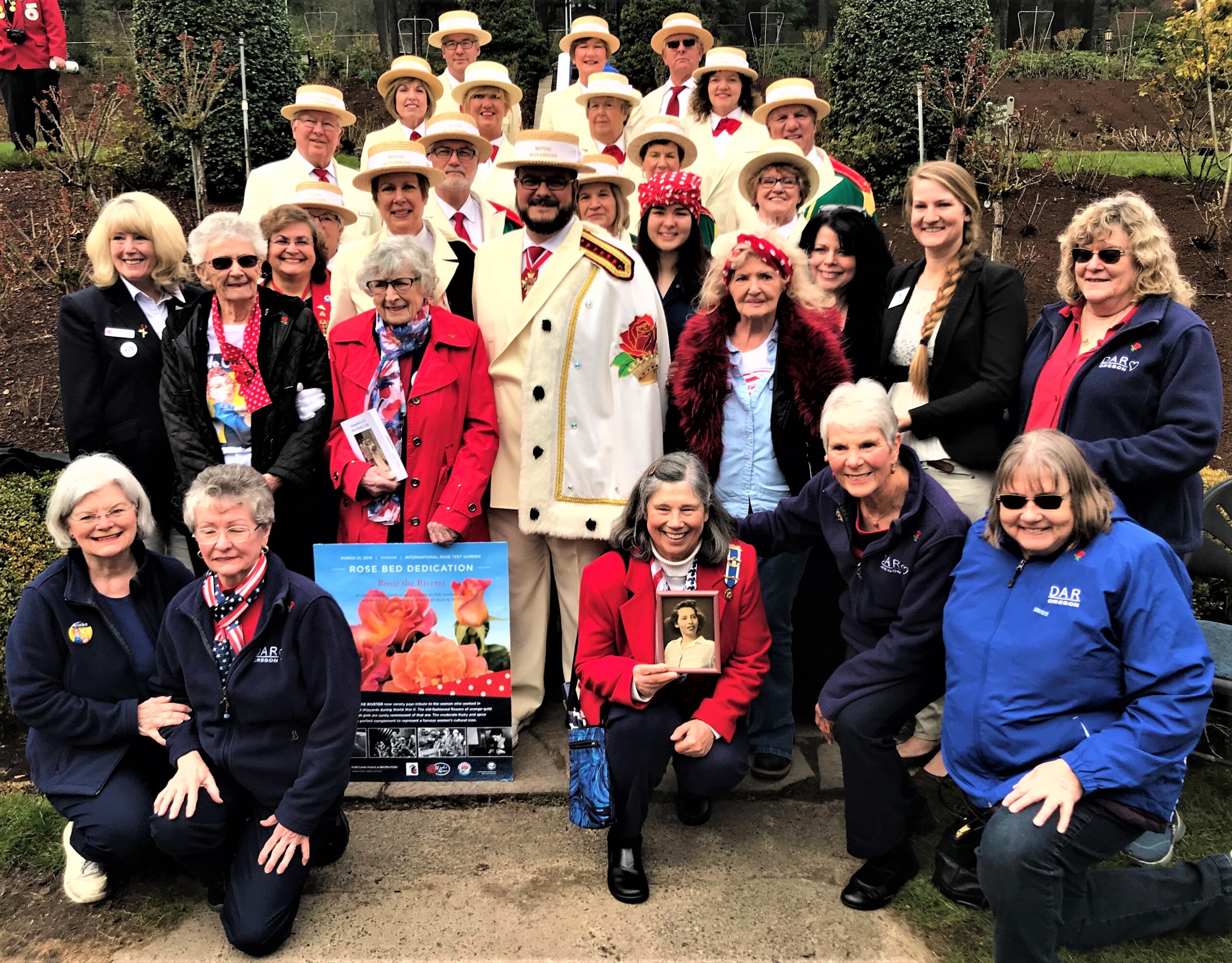 2018 March 21, Rosie the Riveter Day, Portland International Rose Test Garden